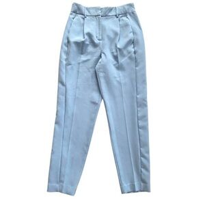 Express Women's Blue Ankle High Rise Dress Pants with Pleated front size 6 Short